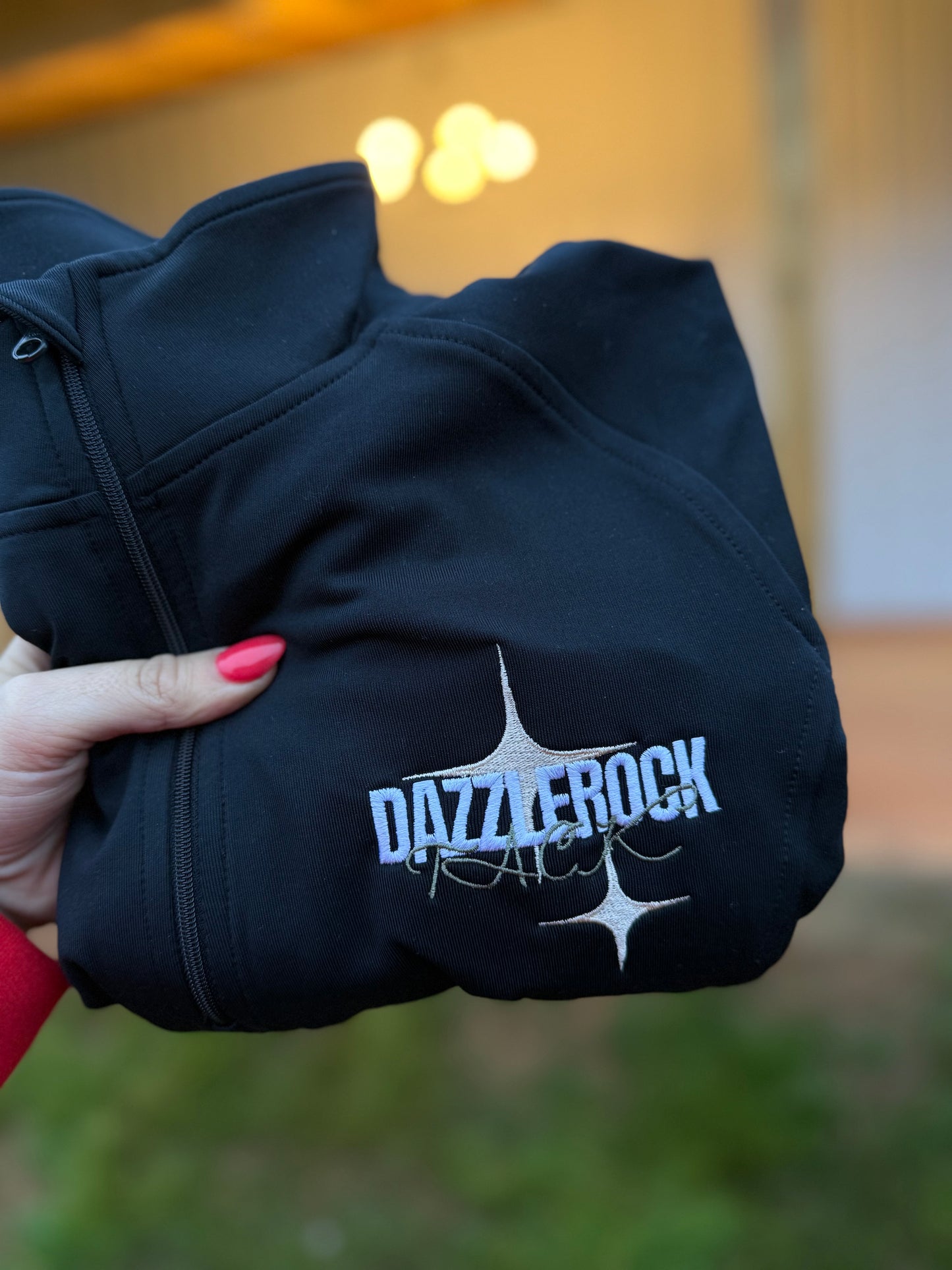 DAZZLEROCK Logo Fleece Lined 1/4 Zip Pullover